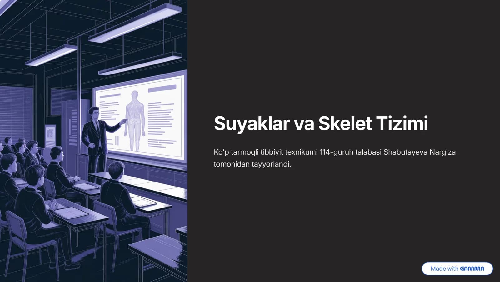 Suyaklar va Skelet Tizimi