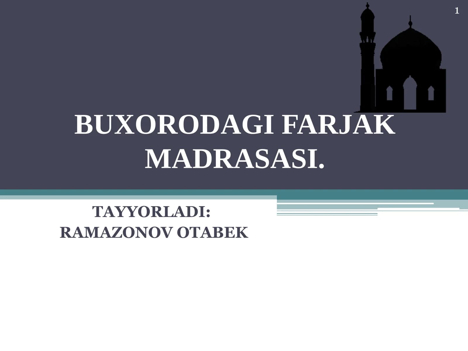 FARJAK MADRASASI