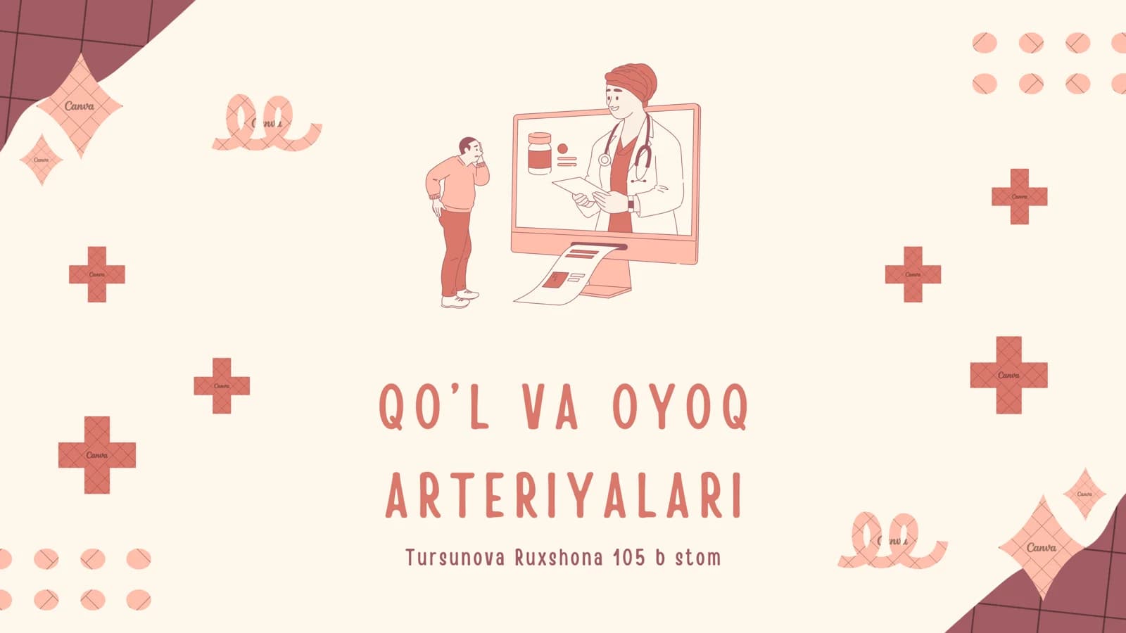 qul va oyoq arteriyalari