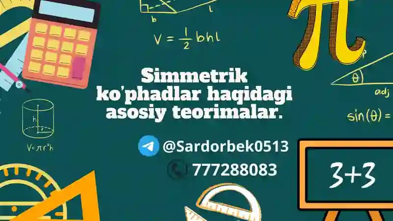 simmetrik ko'phadlar