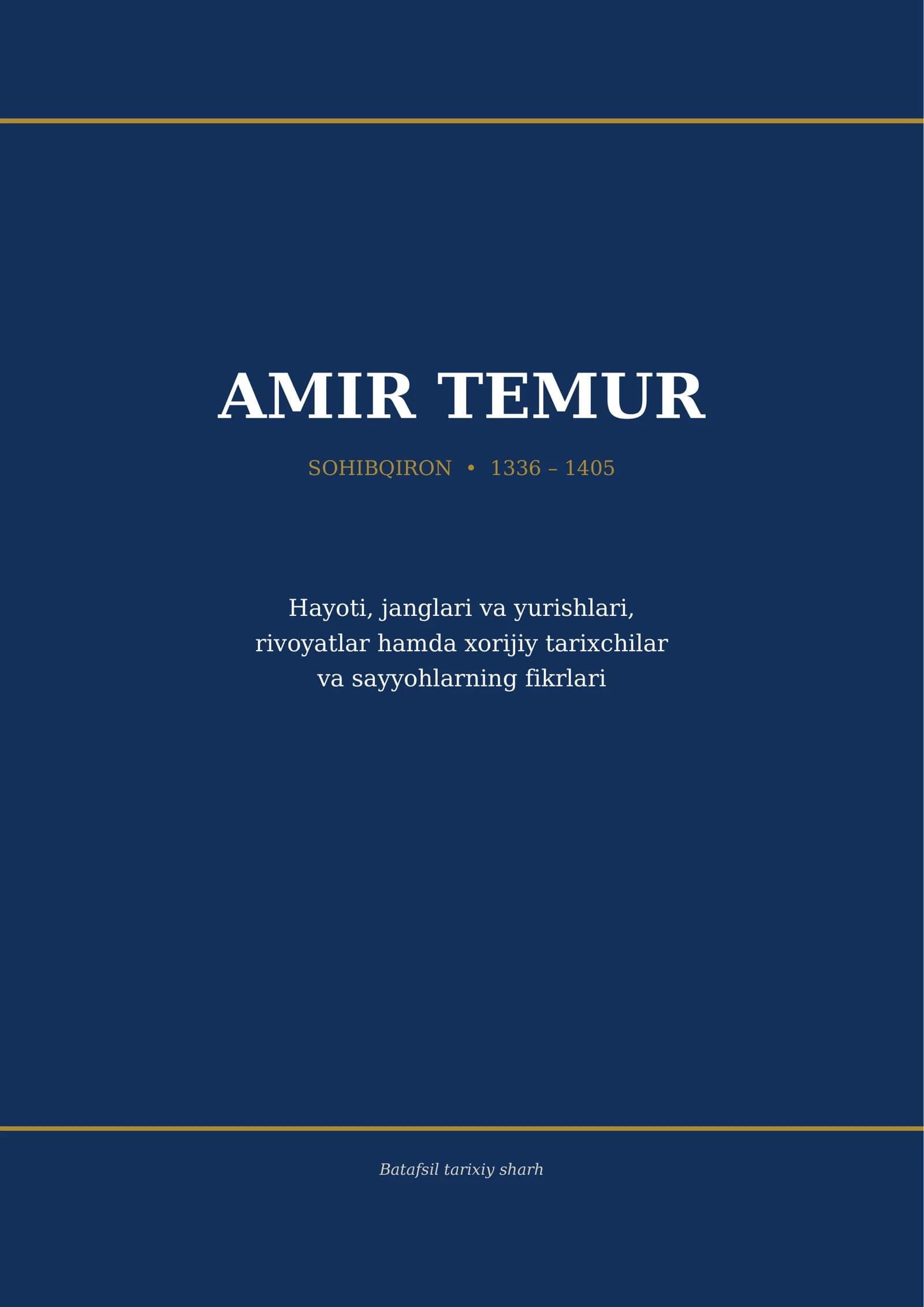 Sohibqiron Amir Temur