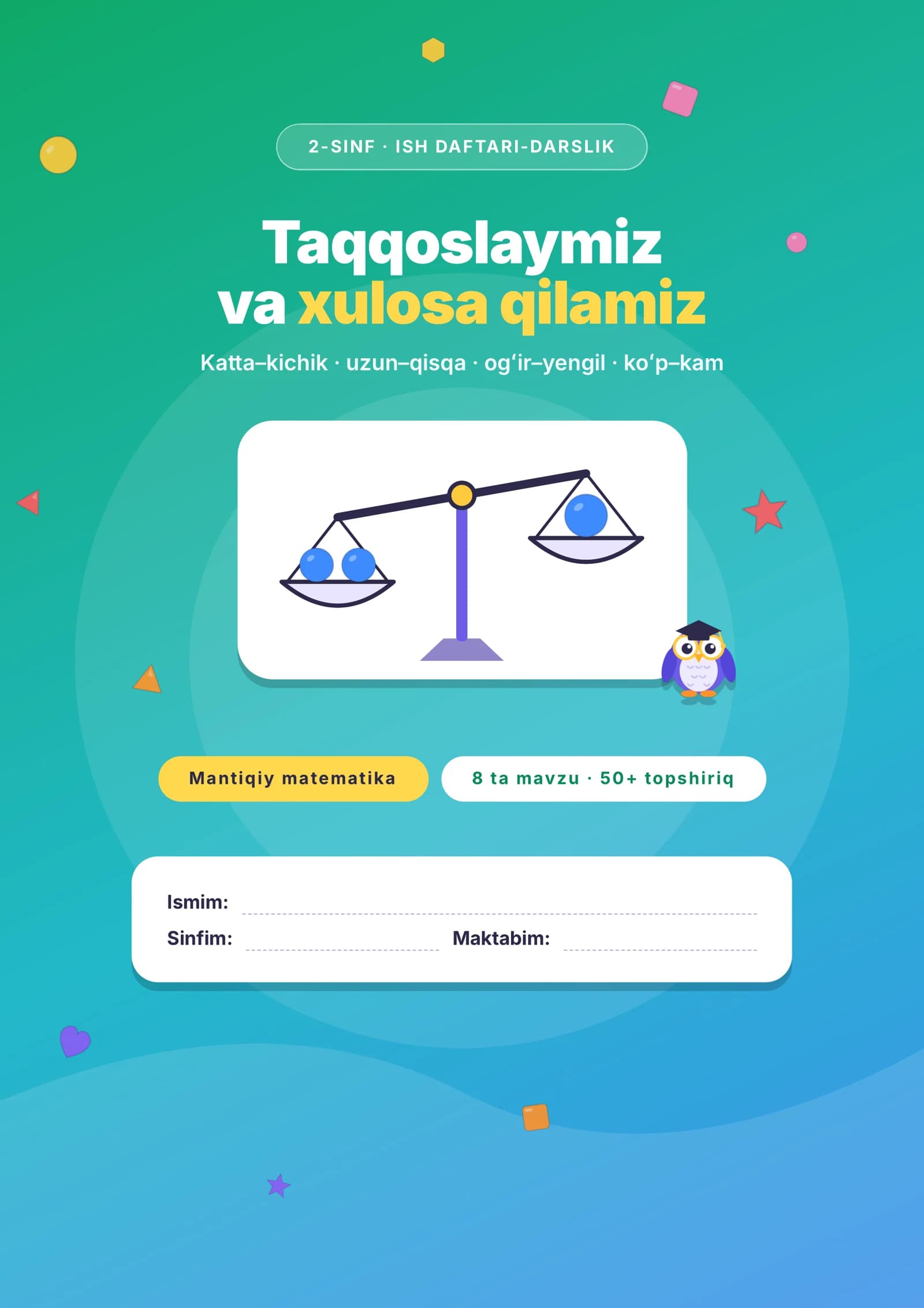 Mantiqiy matematika 2-sinf 4-dars
