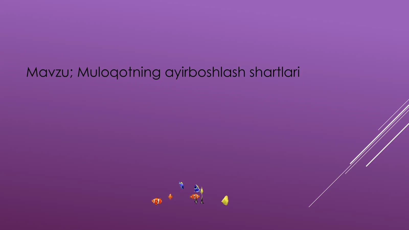 Muloqot ayirboshlash shartlari