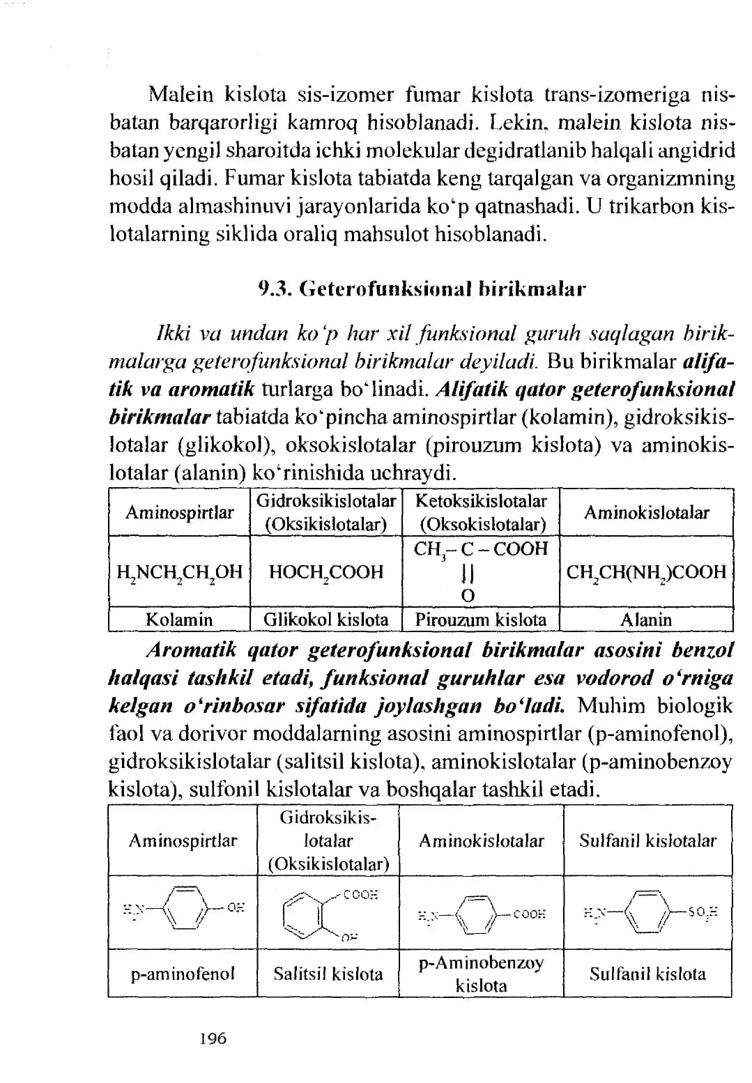 Geterofunksional birikmalar