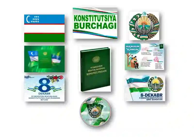 Konstitutsiya burchagi 8-dekabr O'zbekiston Respublikasi Konstitutsiyasi qabul qilingan kun