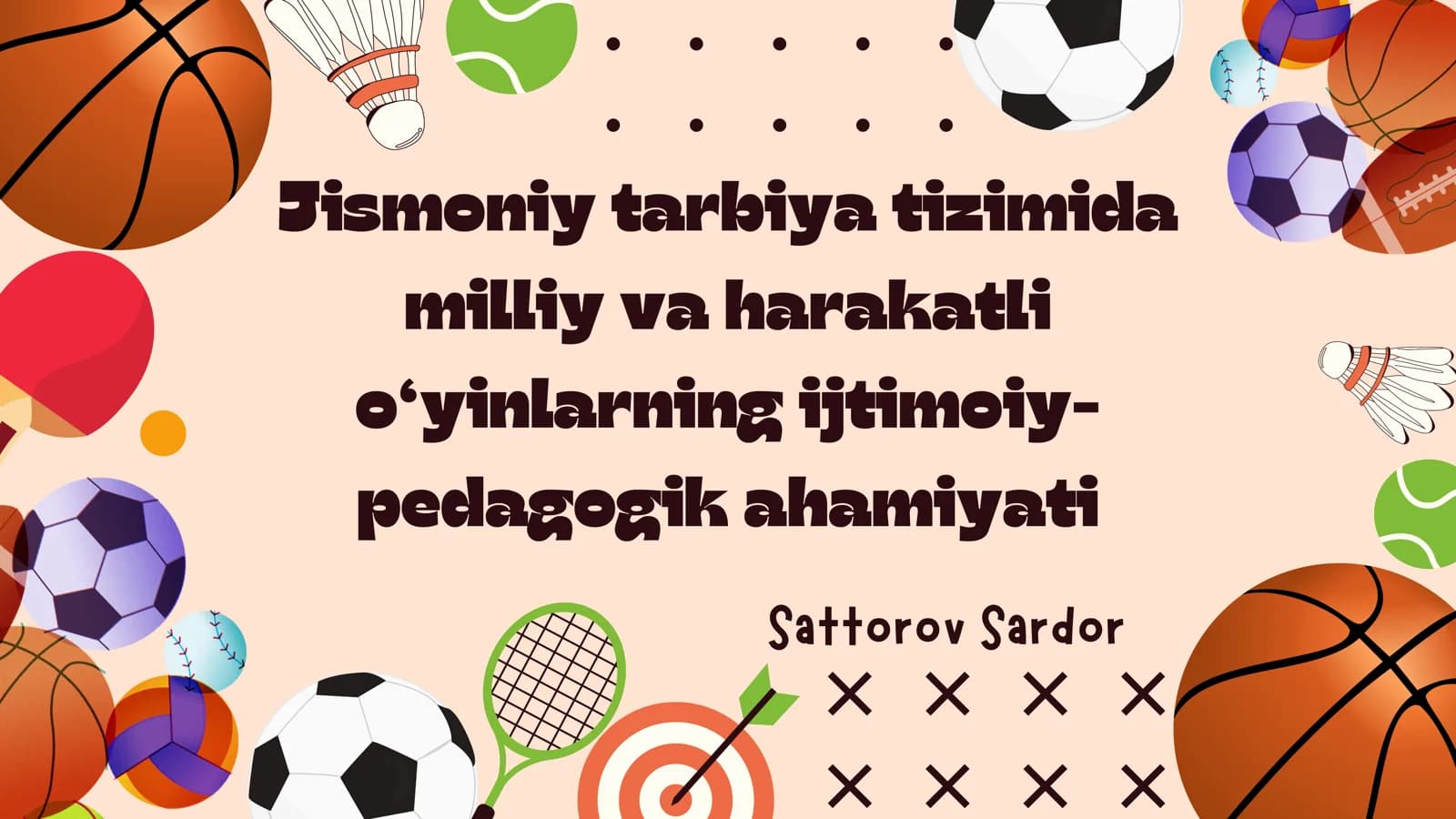 Jismoniy tarbiya tizimida milliy va harakatli o‘yinlarning ijtimoiy-pedagogik ahamiyati
