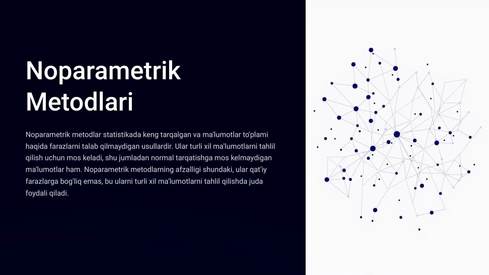Noparametrik Metodlari