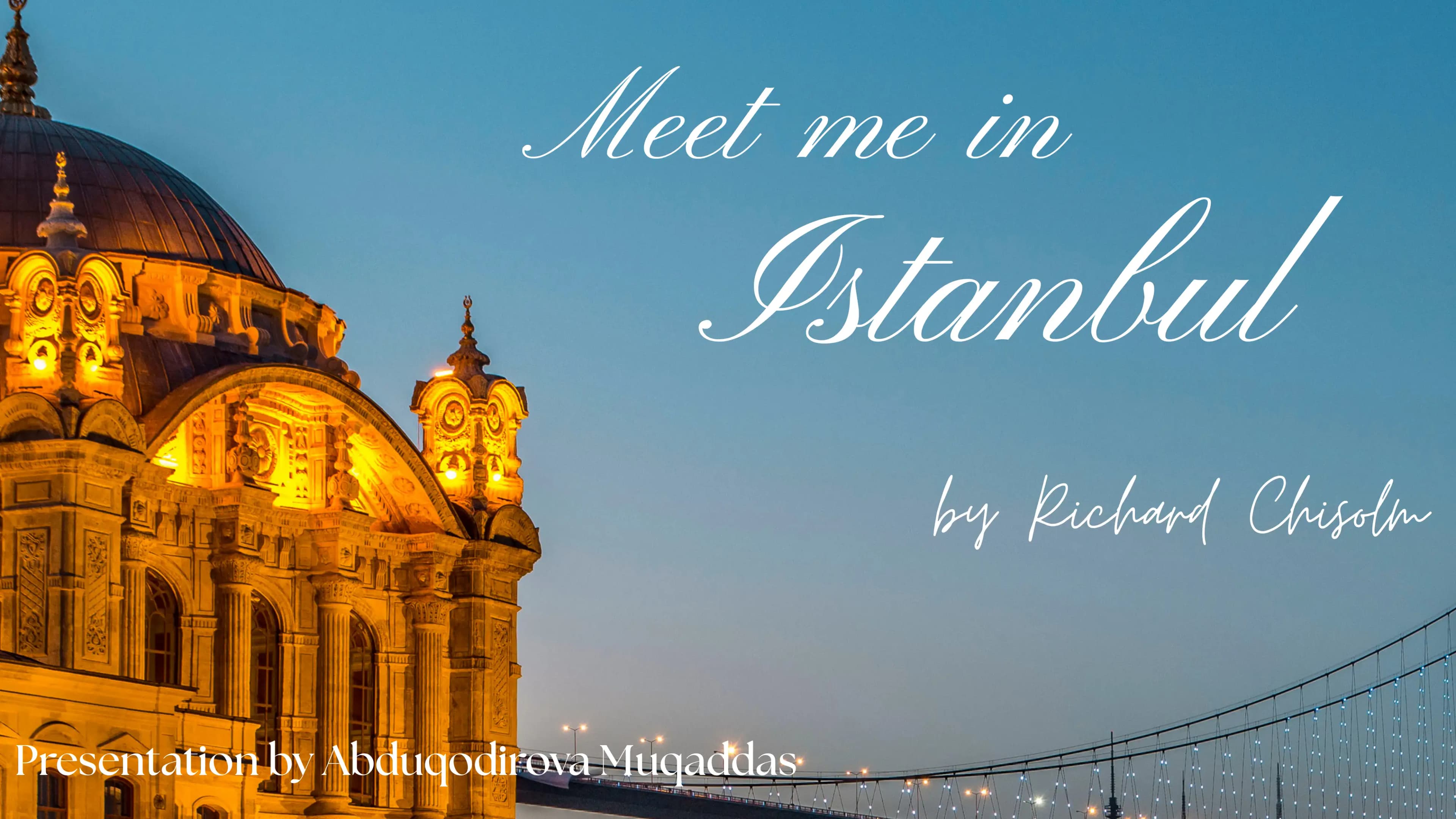 Meet me in Istanbul