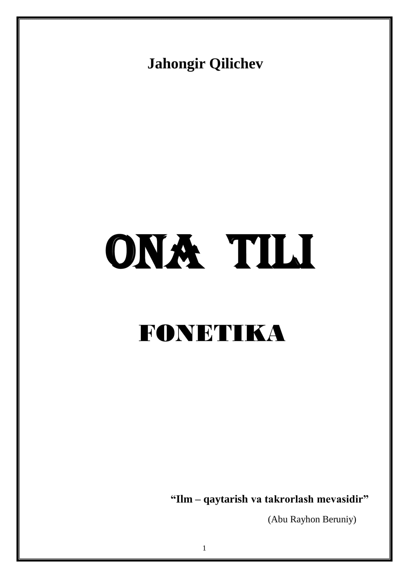 FONETIKA