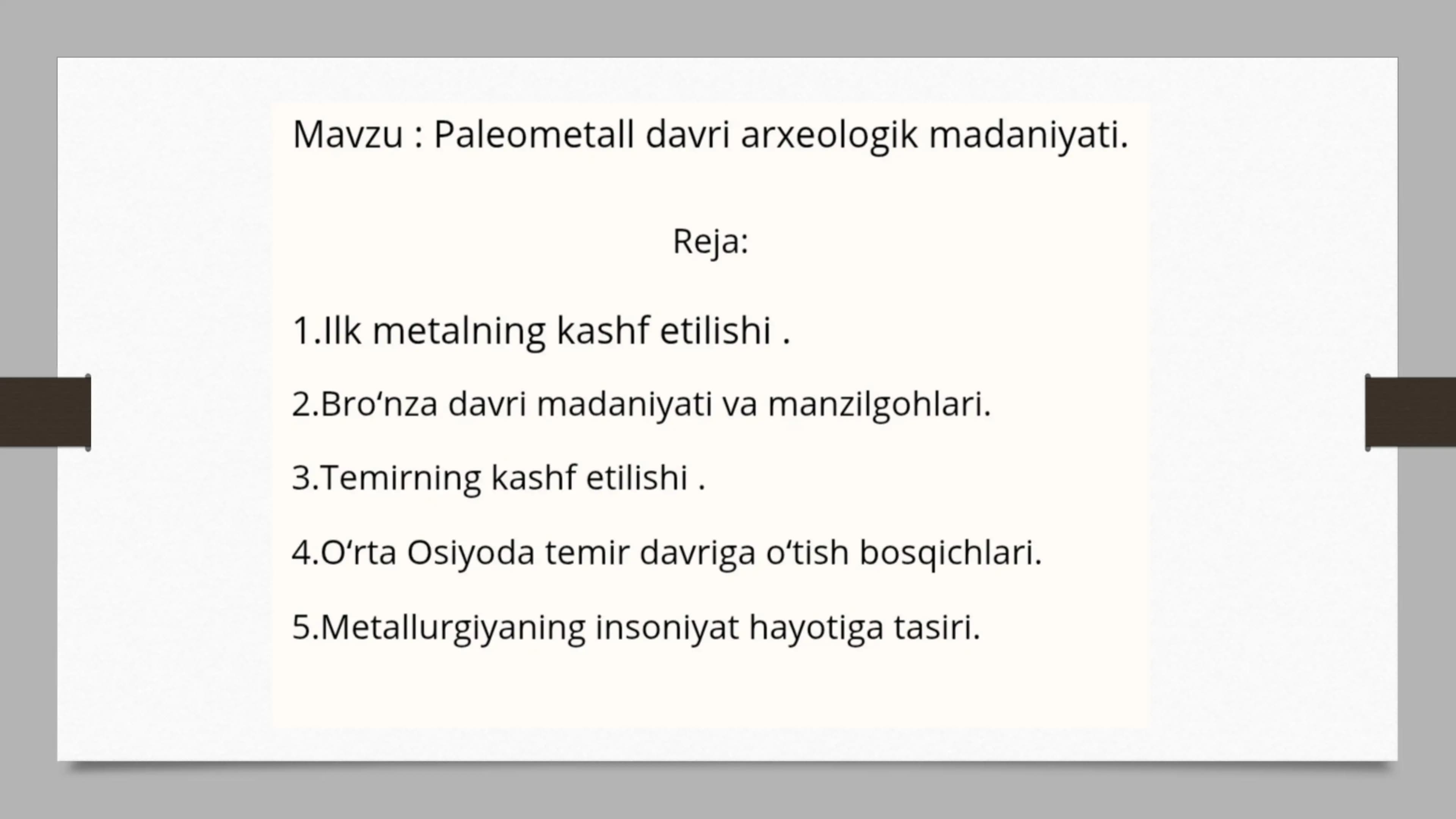 Paleometall davri arxeologiyasi
