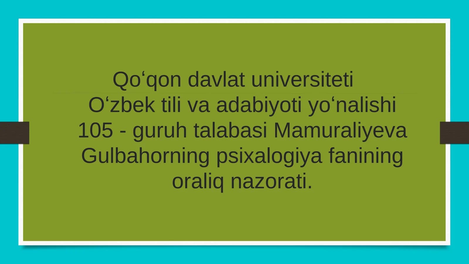 Xotira turlari