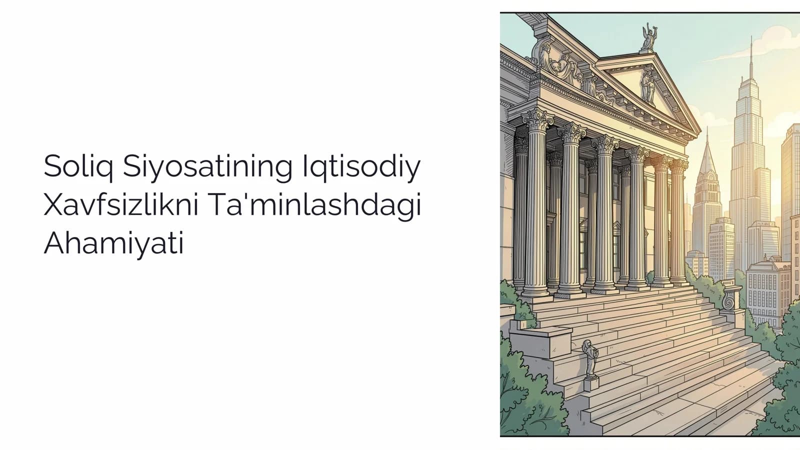 Soliq Siyosatining Iqtisodiy