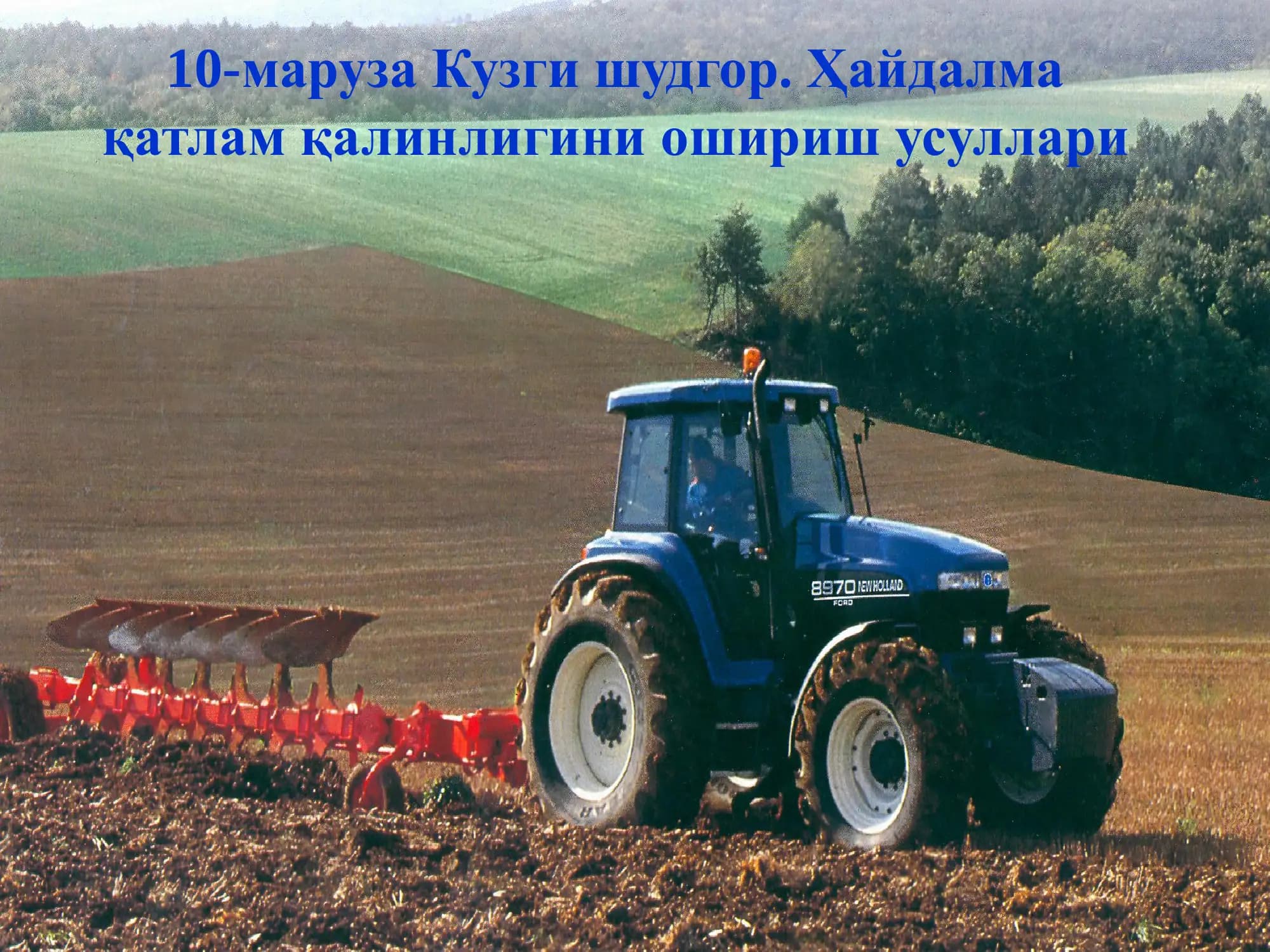 Кузги шудгор