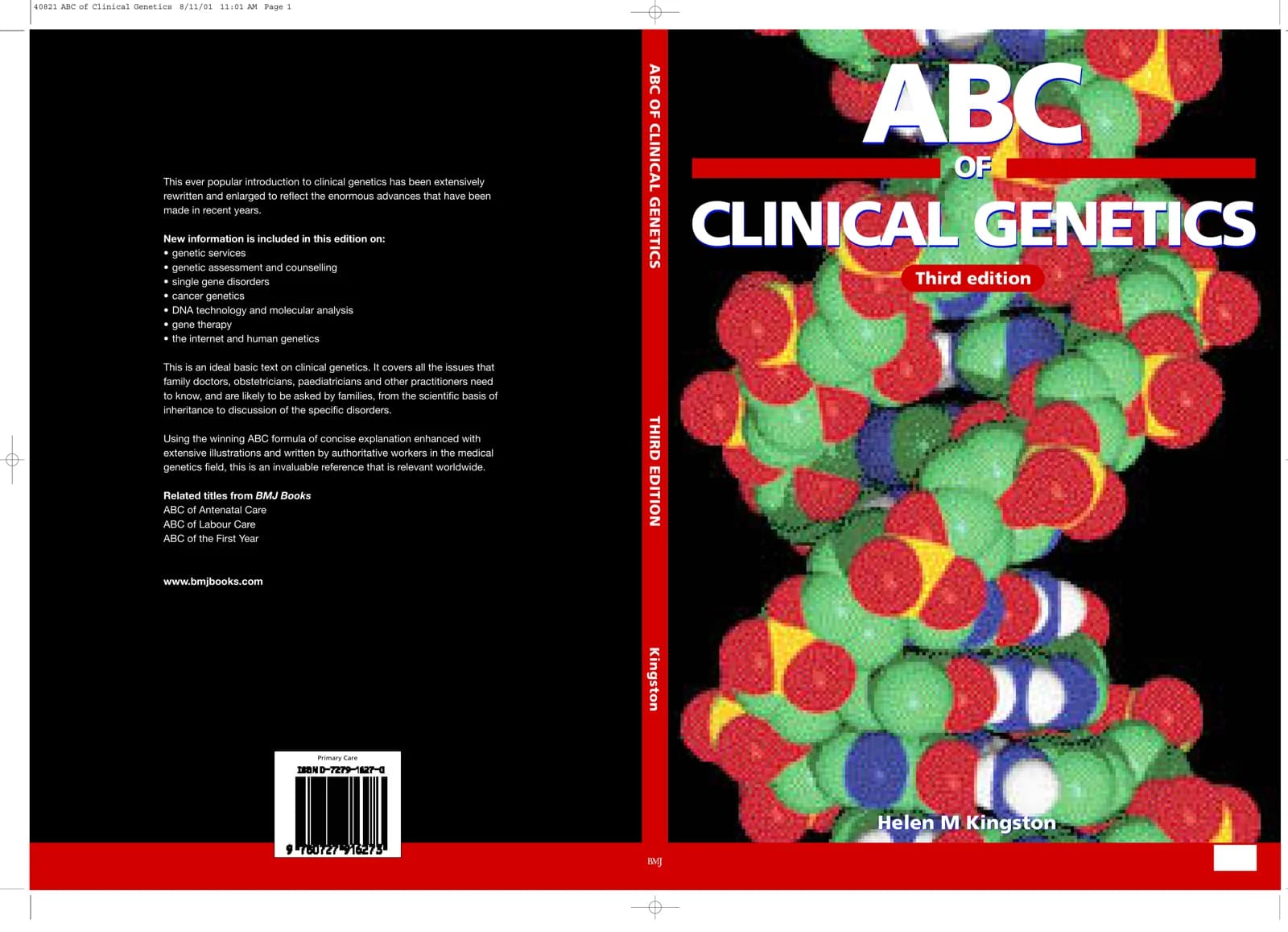 ABC OF CLINICAL GENETICS Third edition