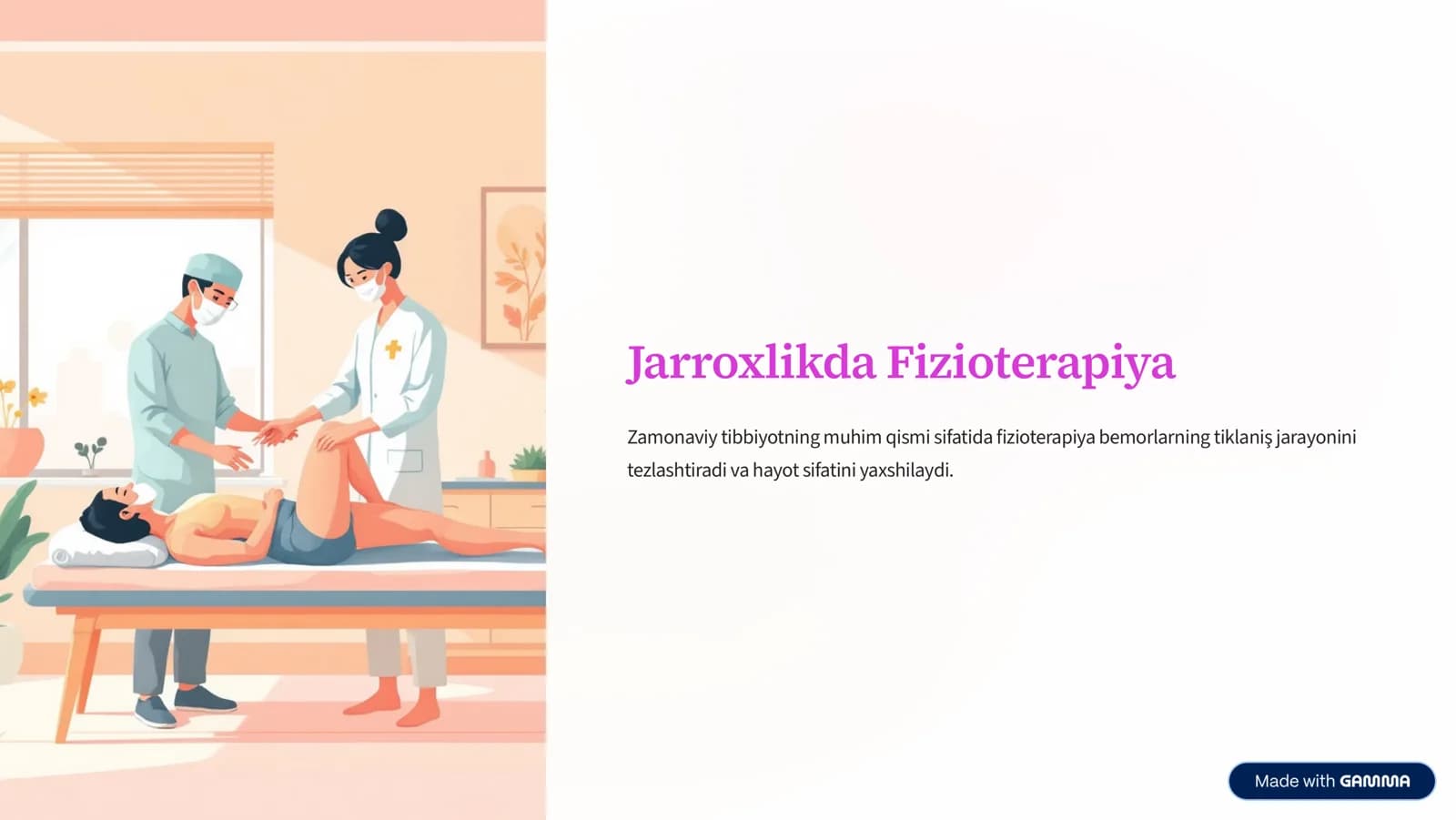 Jarroxlikda Fizioterapiya