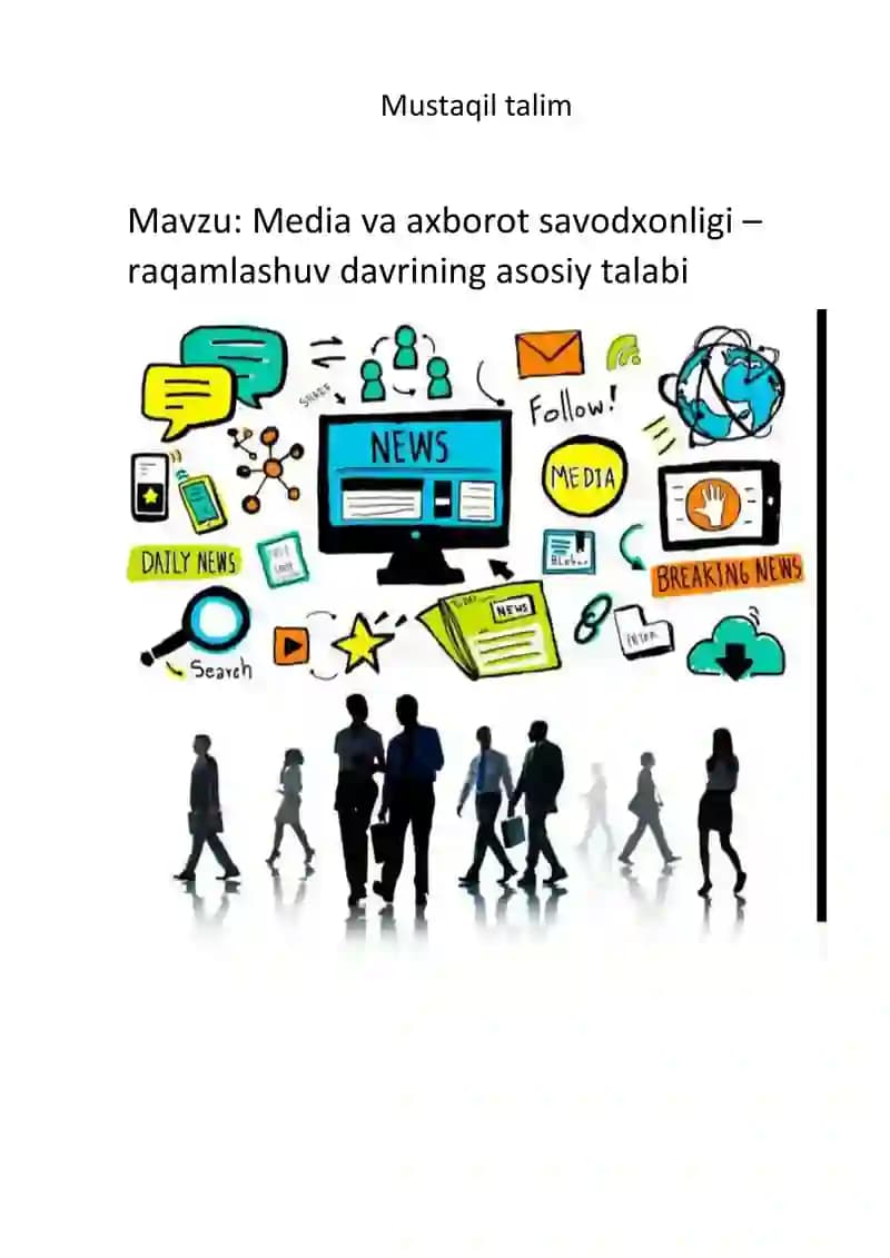 Media va axborot savodxonligi