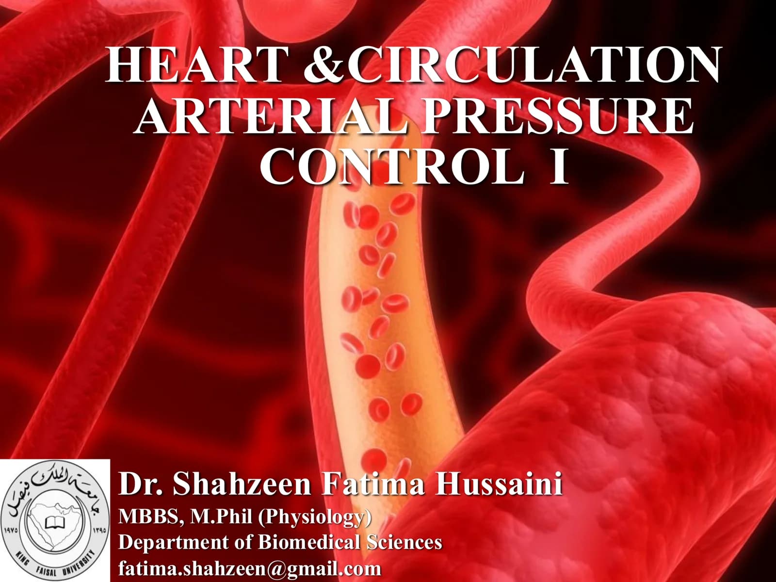 ARTERIAL PRESSURE CONTROL I