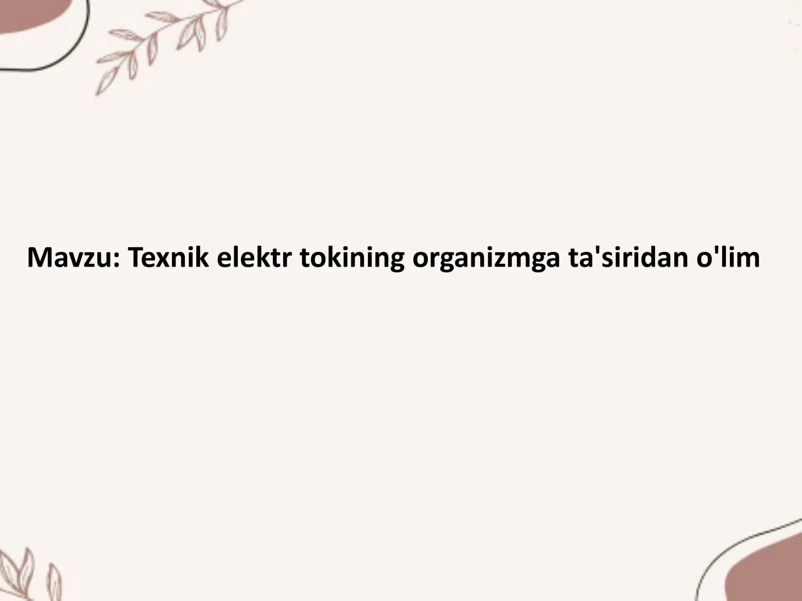 Elektrotravma