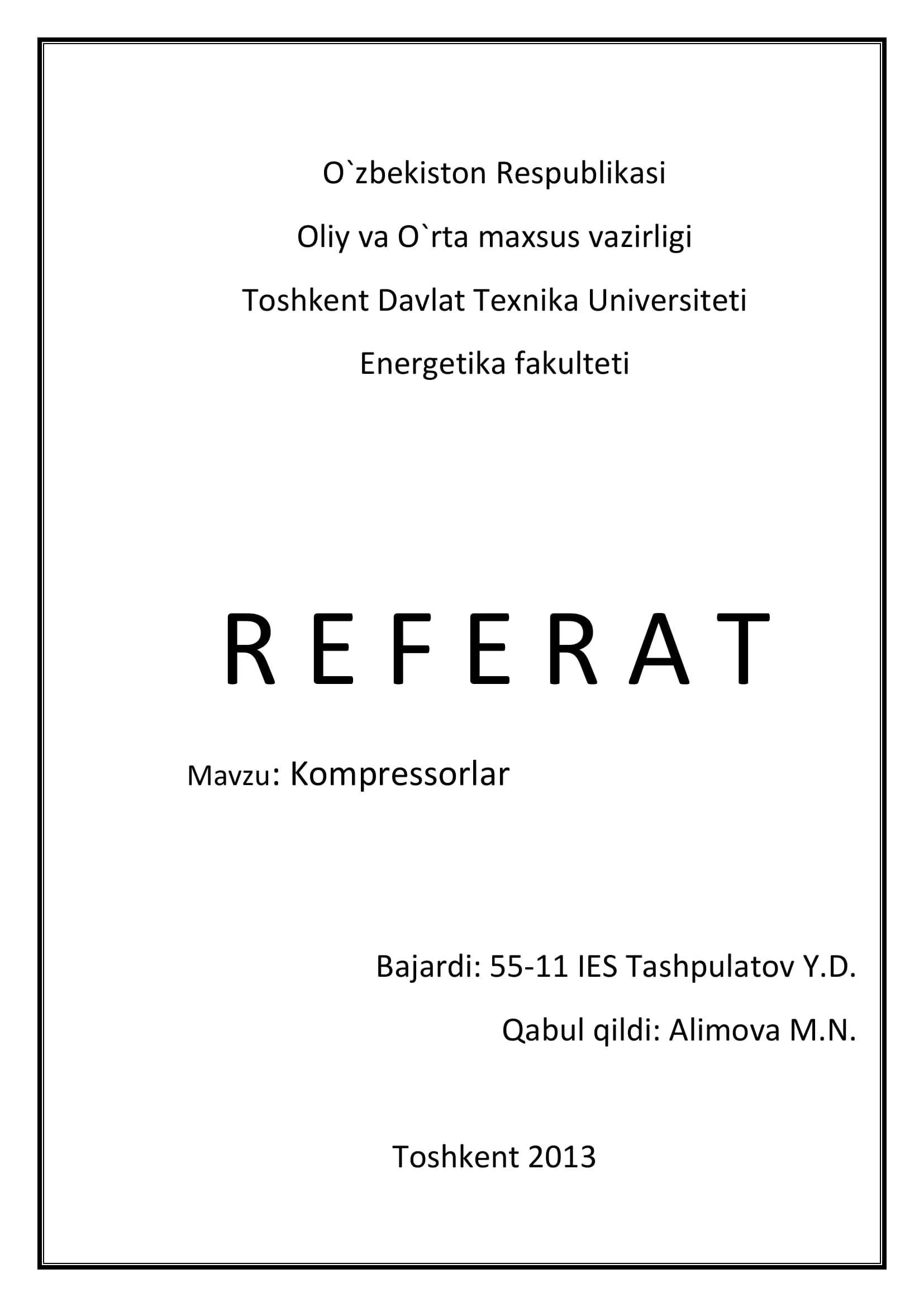 Kompressorlar