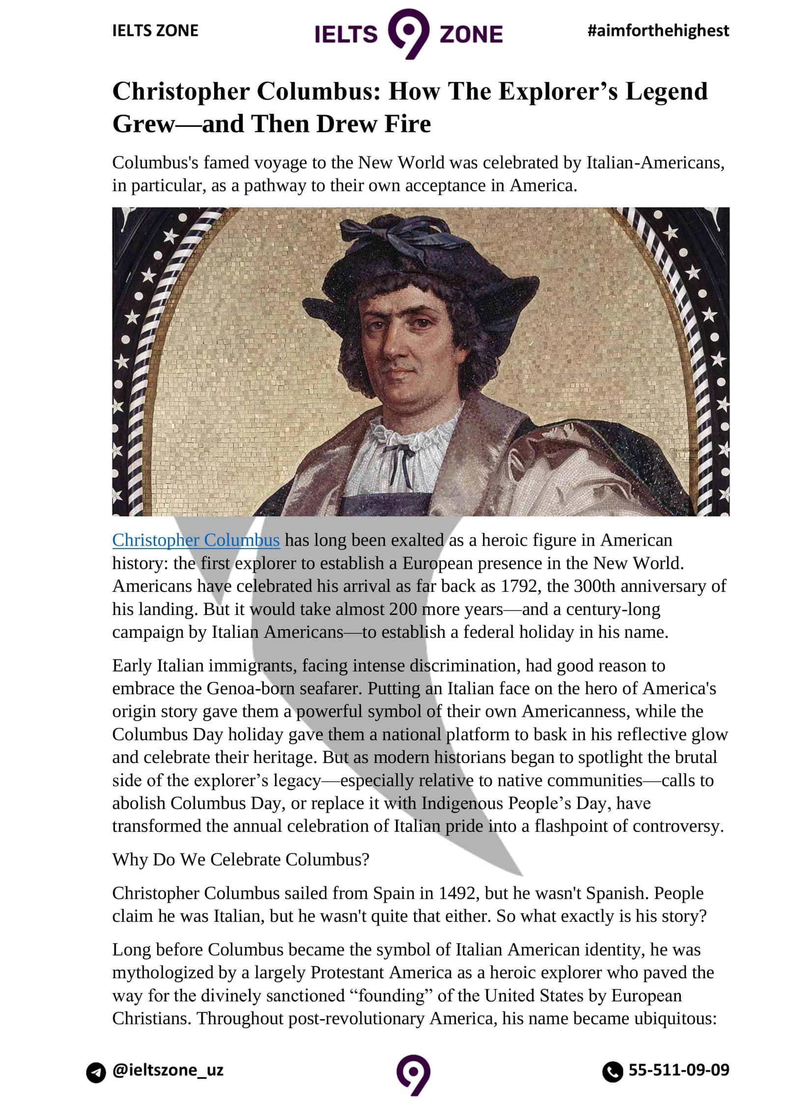 Christopher Columbus: How The Explorer’s Legend Grew—and Then Drew Fire