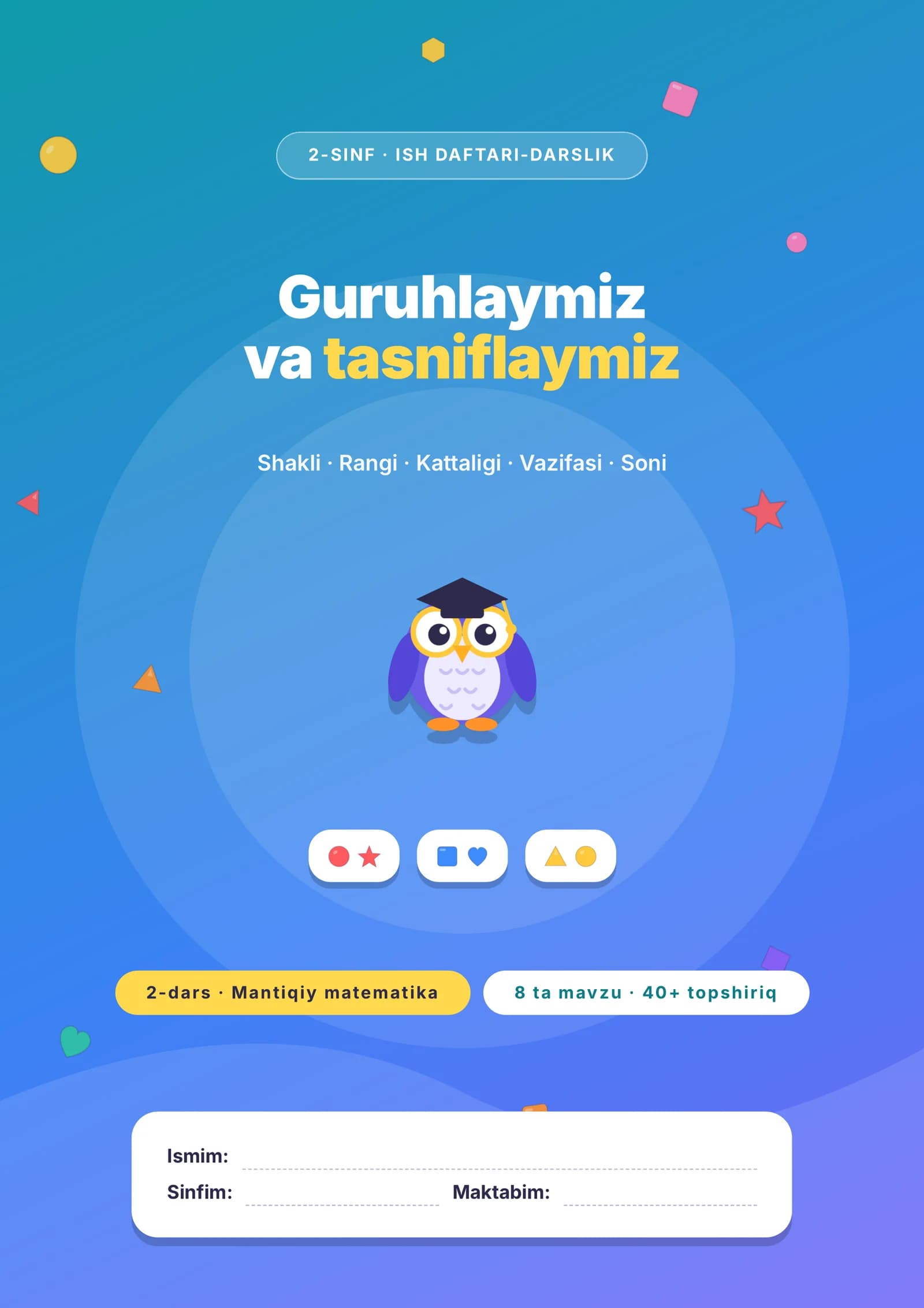 Mantiqiy matematika 2-sinf 2-dars