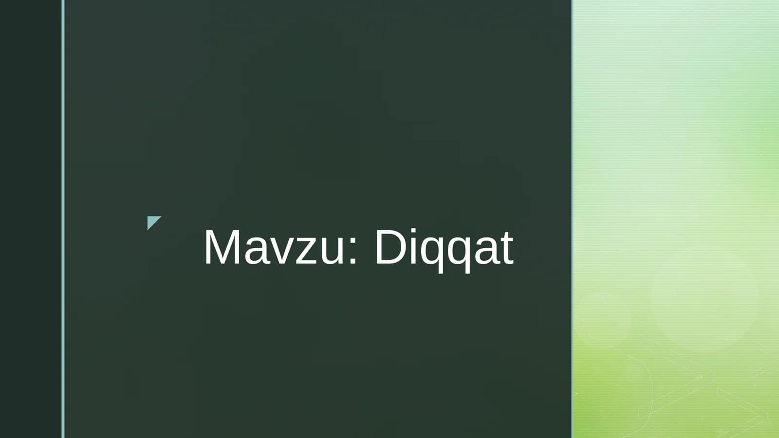 Diqqat