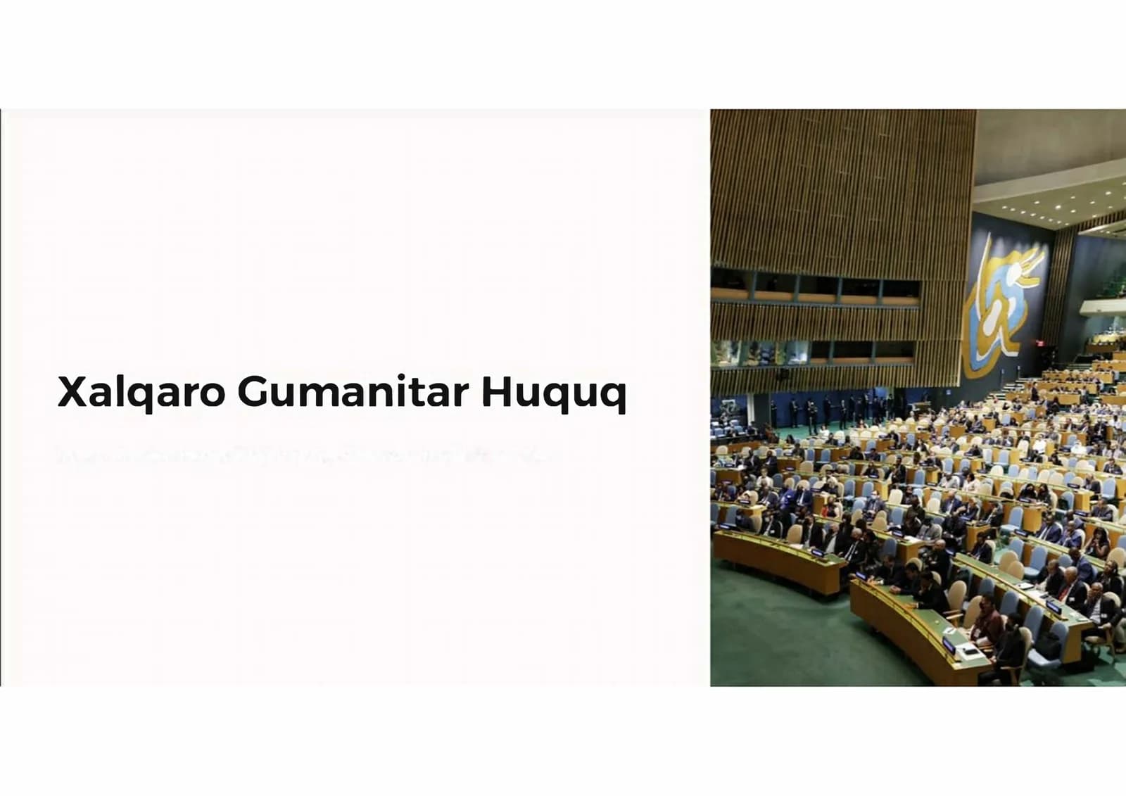 Xalqaro Ommaviy huquq