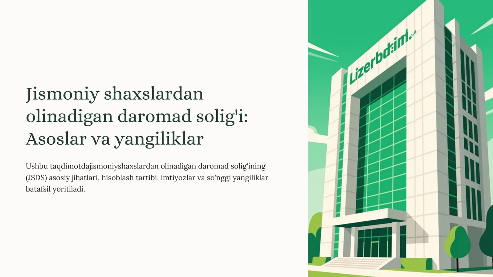 Jismoniy shaxslardan olinadigan daromad solig'i