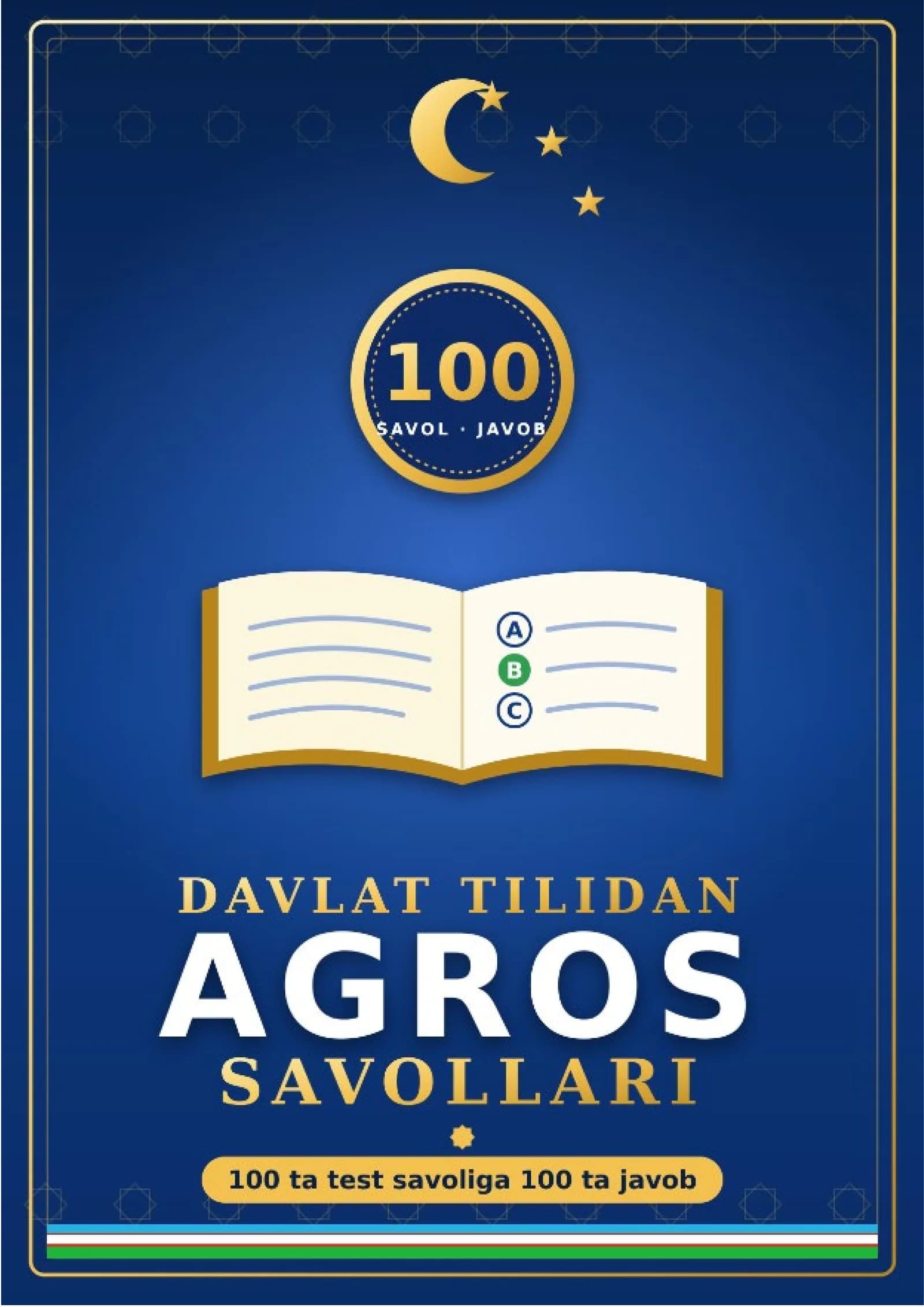 DAVLAT TILIDAN AGROS TEST SAVOLLARI (2026)