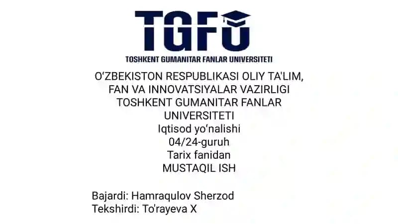 Yangi Oʻzbekiston: Ijtimoiy-iqtisodiy siyosati va strategiyasi