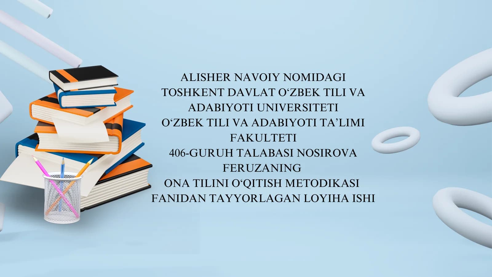 O‘ZBEK TILI VA ADABIYOTI TA’LIMI