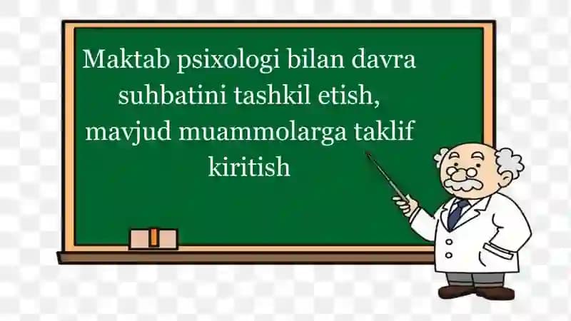 Psixolog bilan davra suhbati