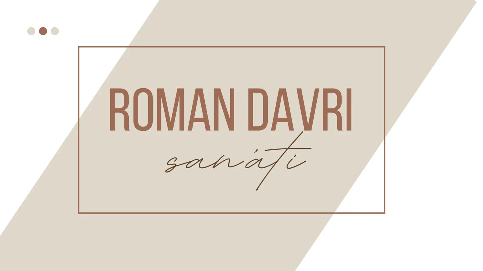 Roman davri