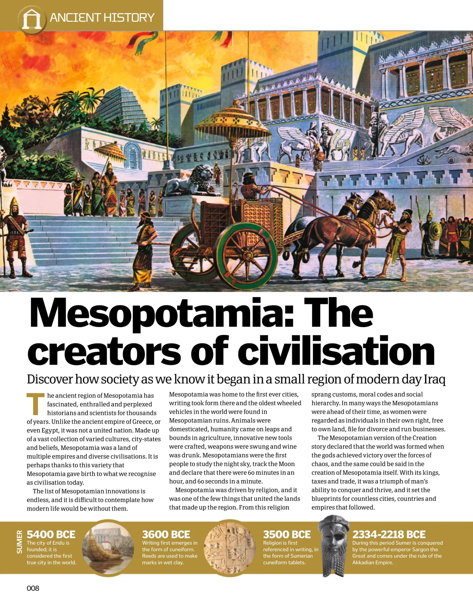 Mavzu: The Ancient Region of Mesopotamia