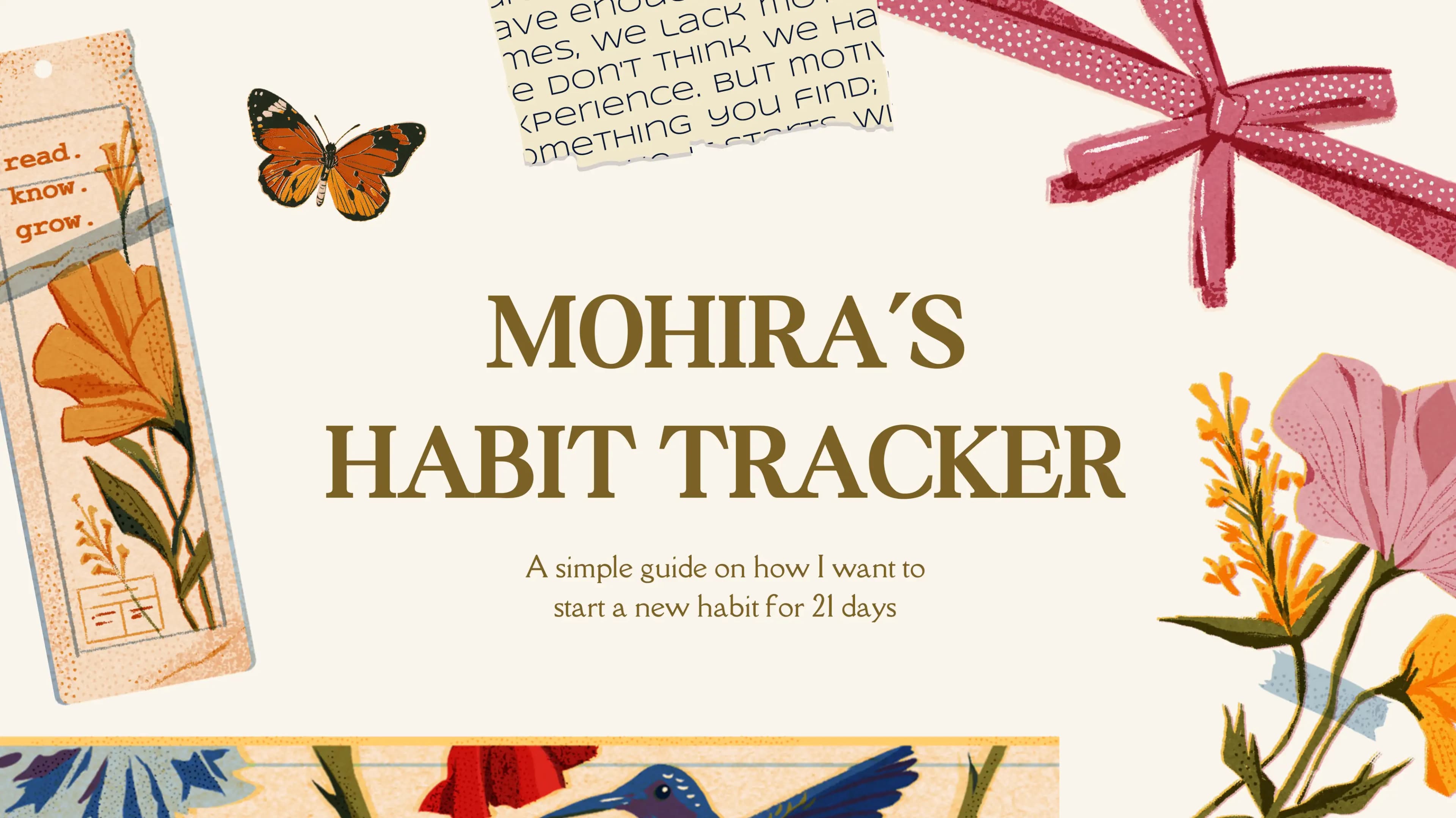 Habit tracker kundaligi