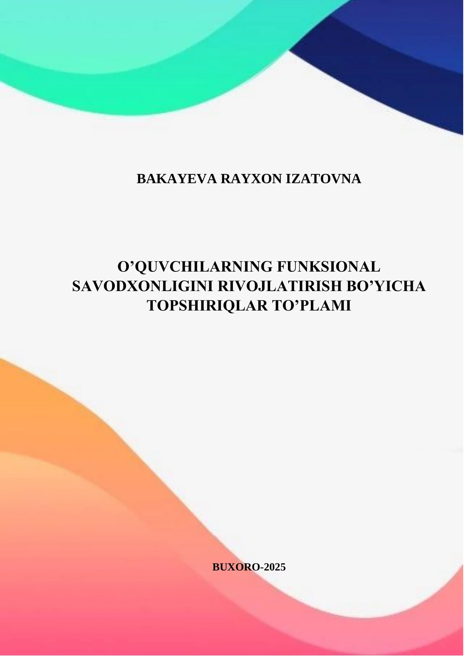 Topshiriqlar to‘plami