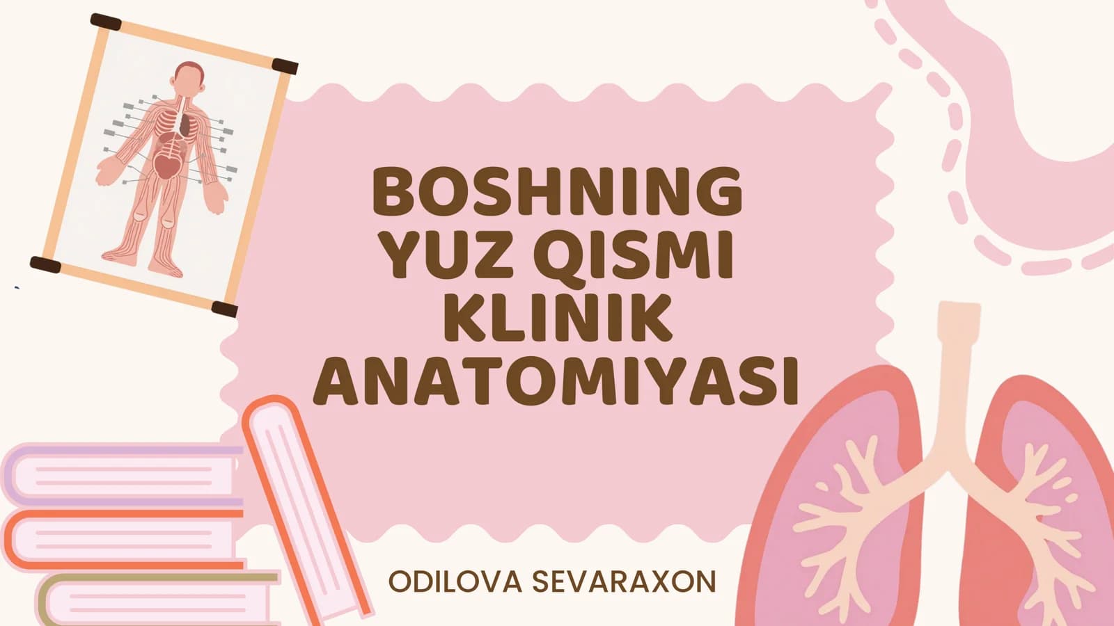 BOSHNING YUZ QISMI KLINIK ANATOMIYASI