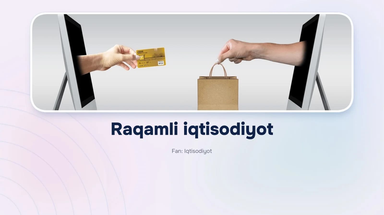 Raqamli iqtisodiyot
