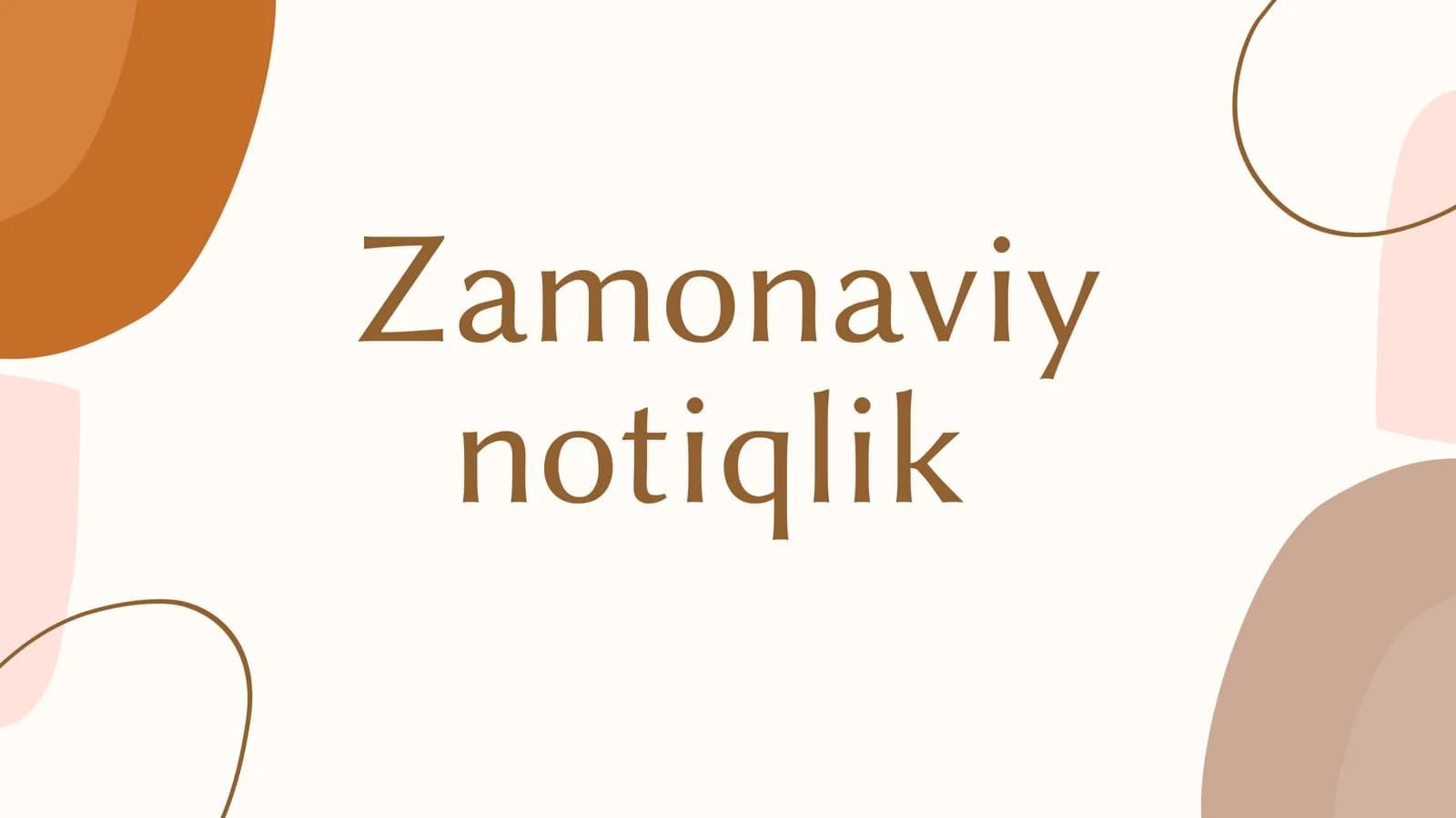 Zamonaviy notiqlik