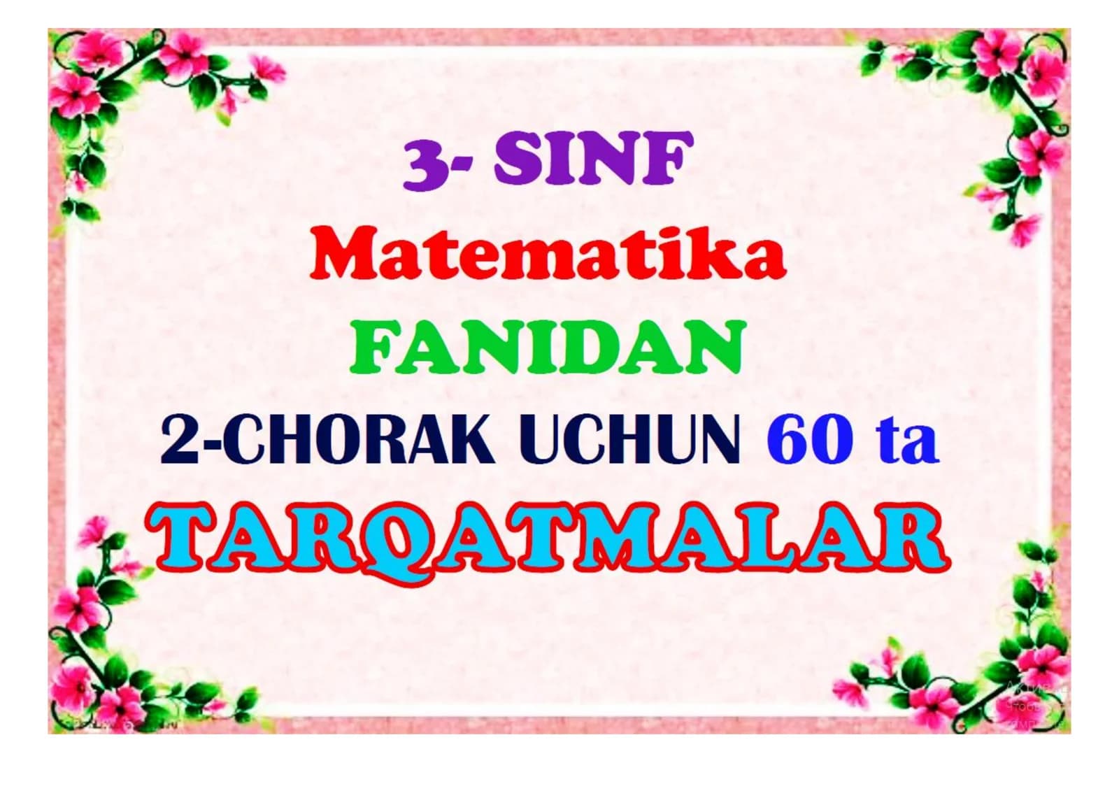USTOZLAR UCHUN