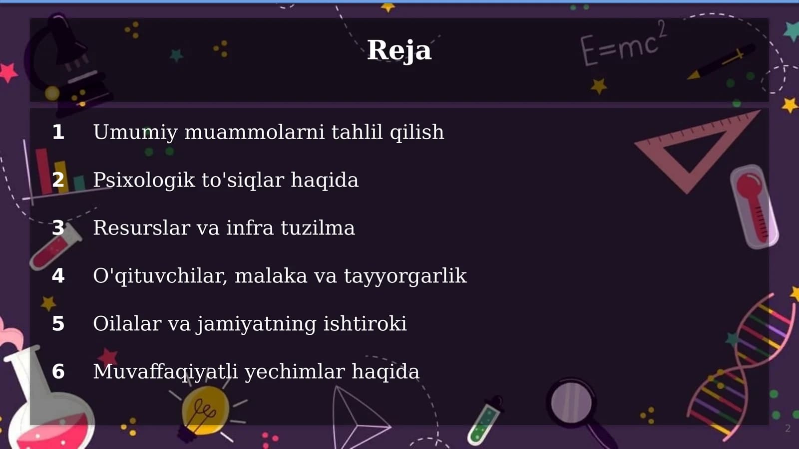 Bemor bolalar talimi oldida turgan muammolar va ularning yechimlari