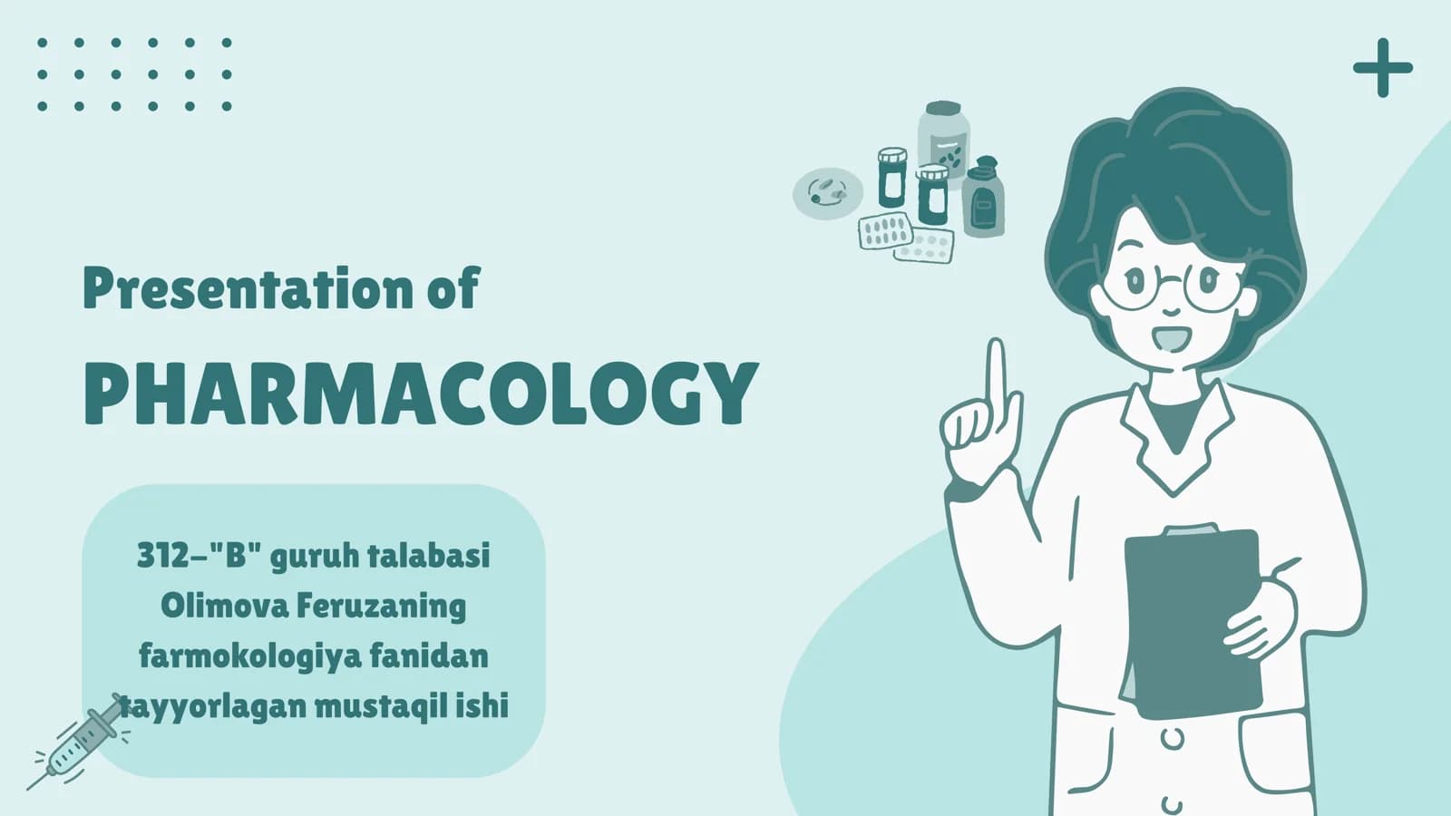 Presentation of PHARMACOLOGY