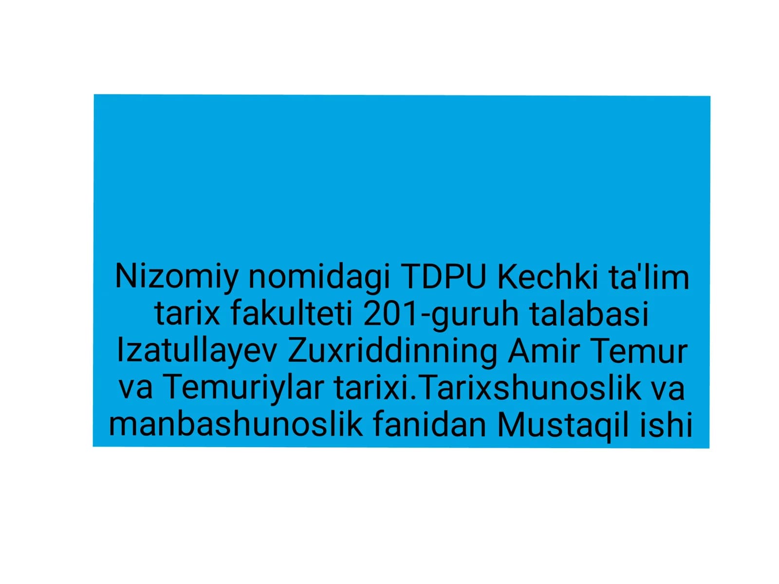 Temur Tuzuklari va uning ahamiyati