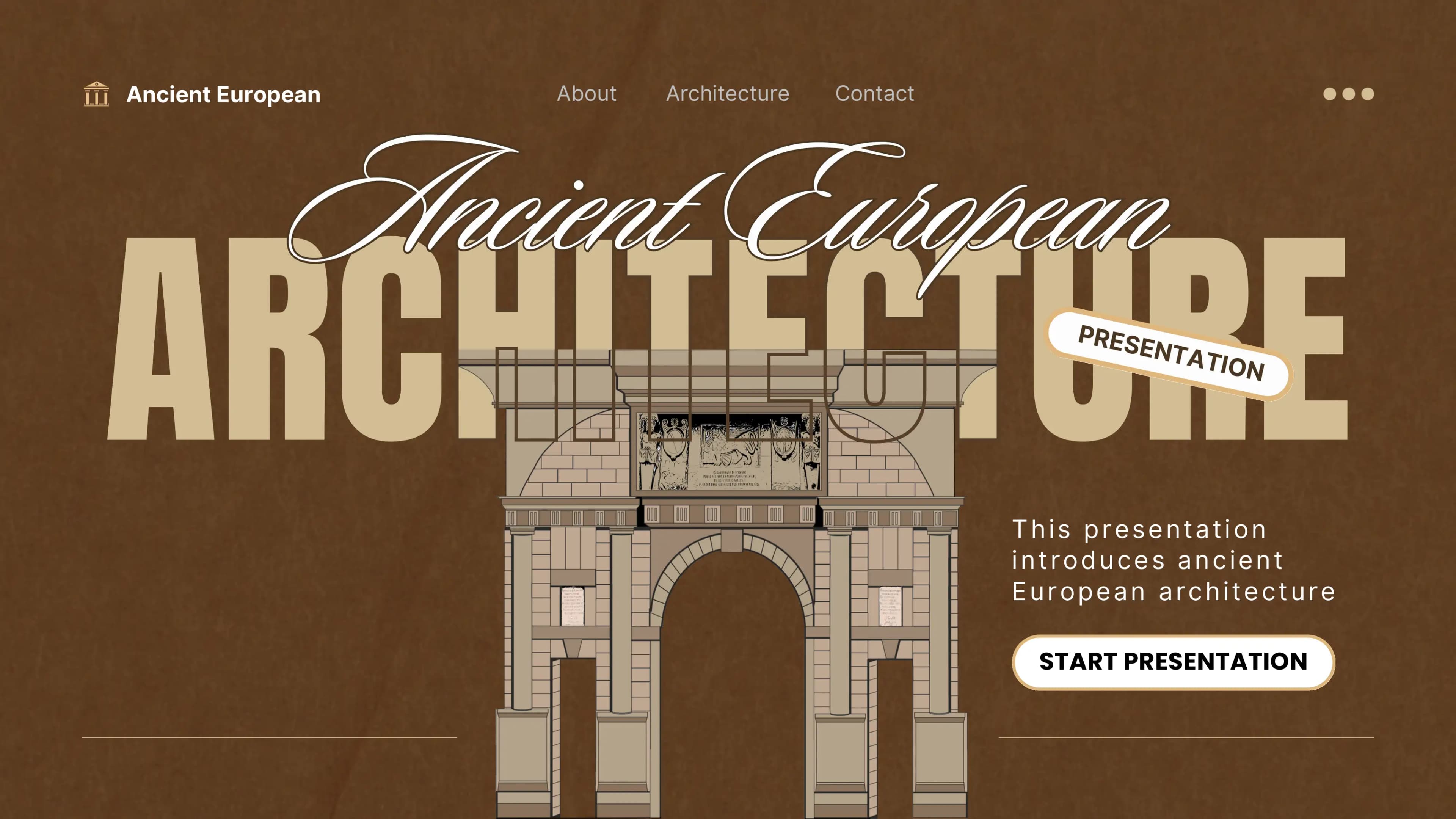 Ancient European Architecture Presentation