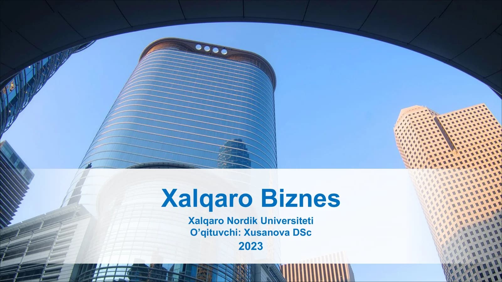 Xalqaro Biznes