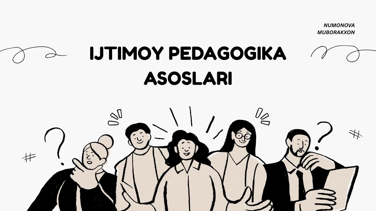 IJTIMOY PEDAGOGIKA ASOSLARI