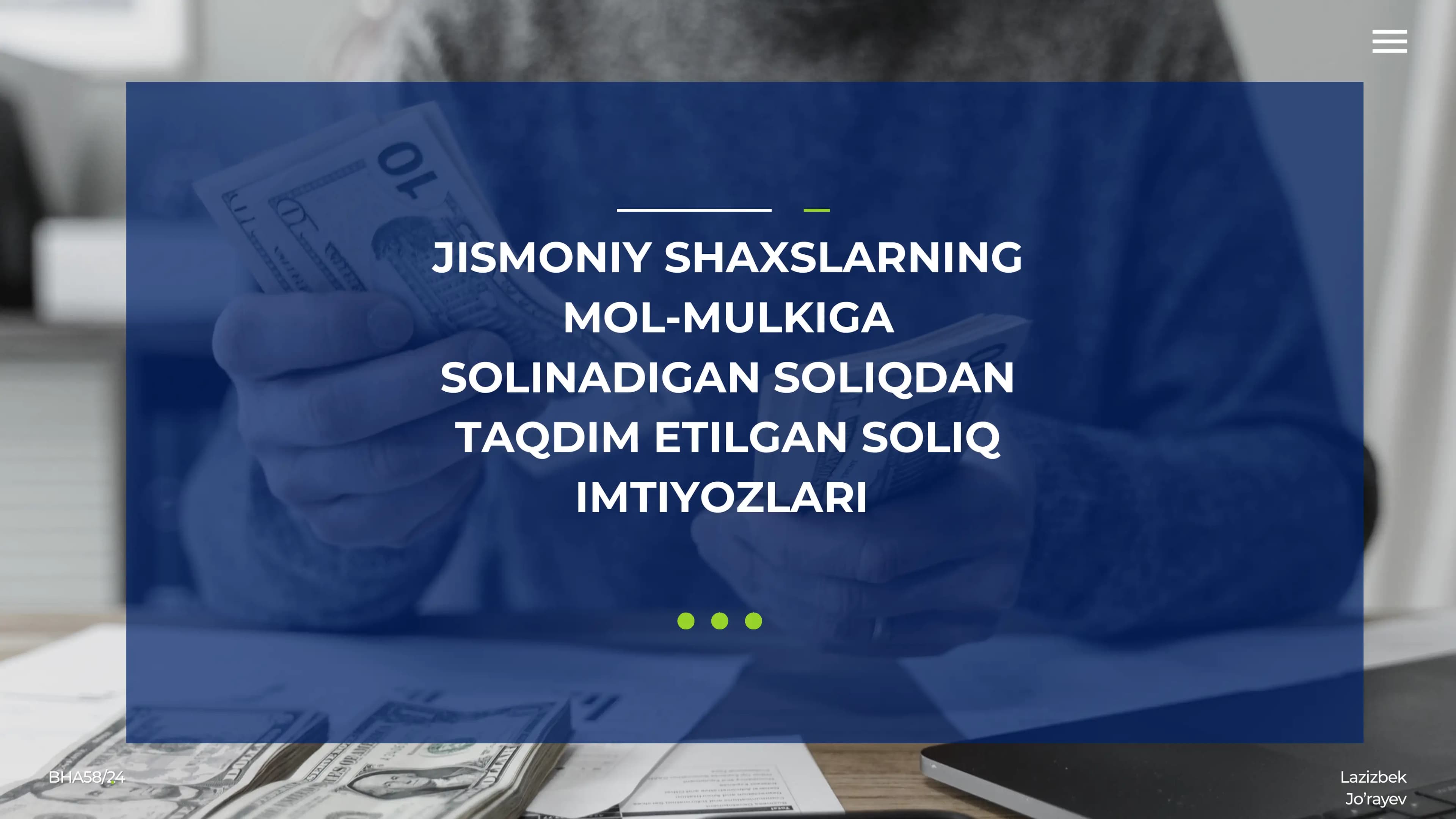 Soliq prezentatsiya