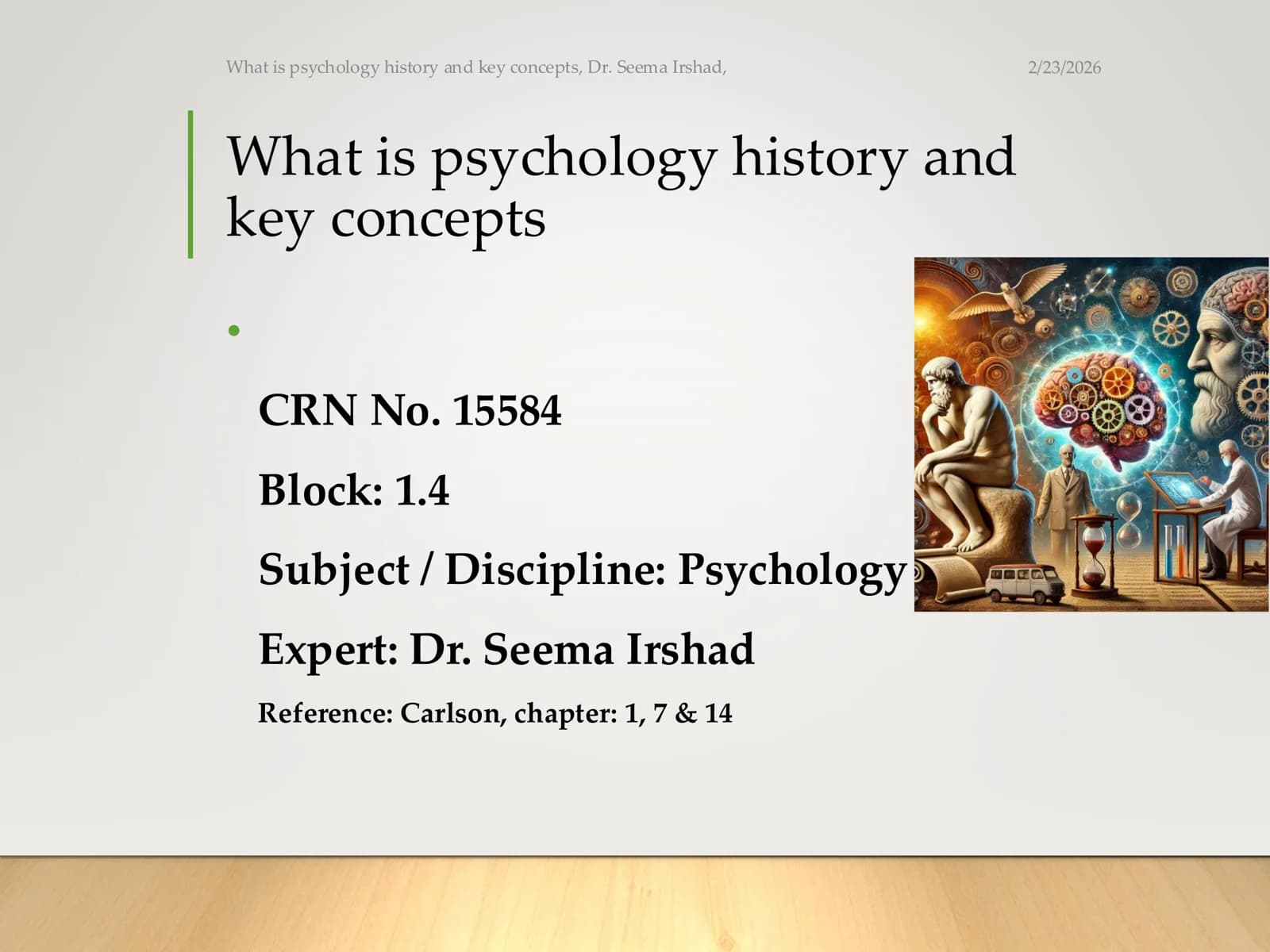 What is psychology history and key concepts