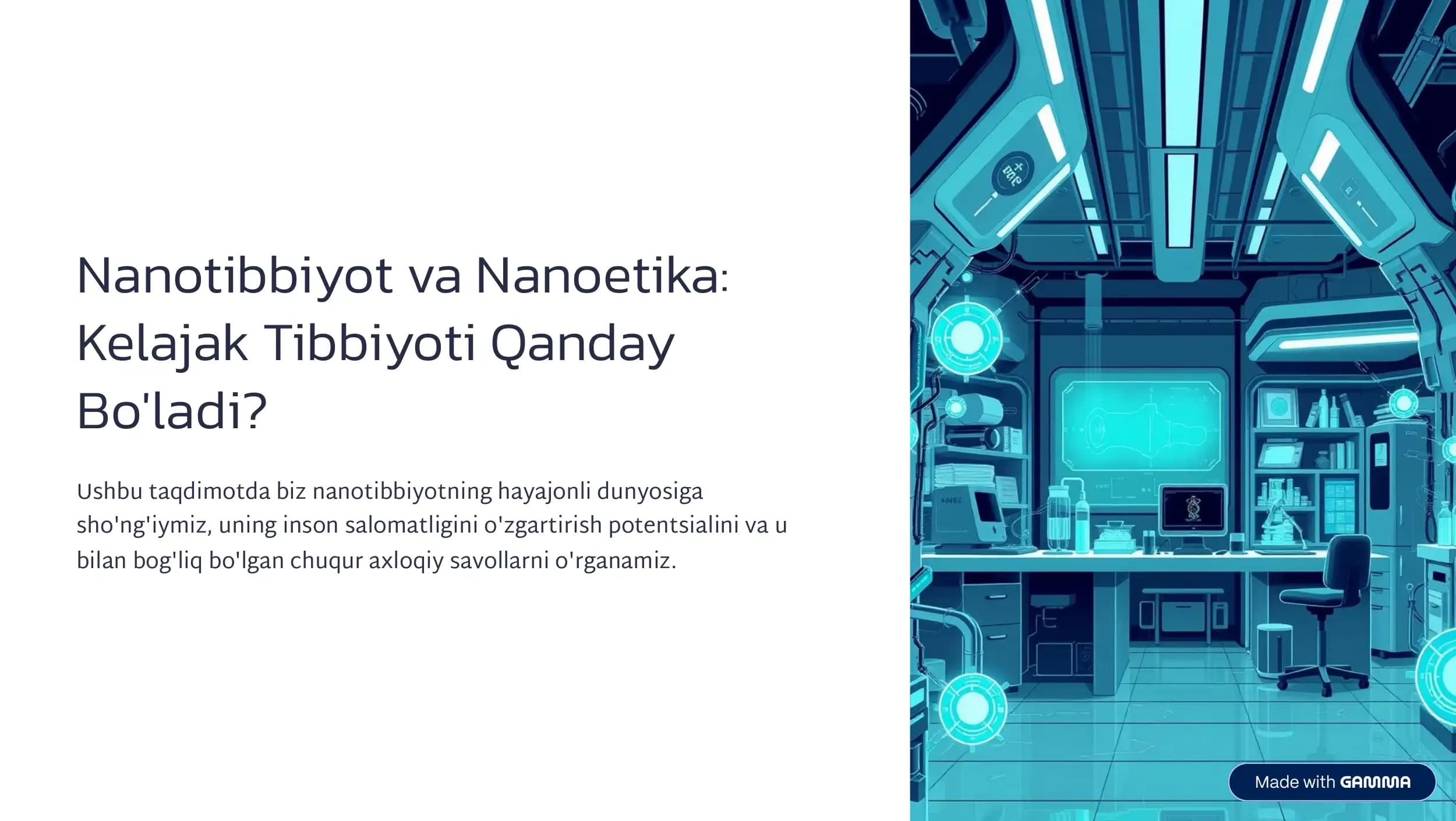 Nanotibbiyot va Nanoetika