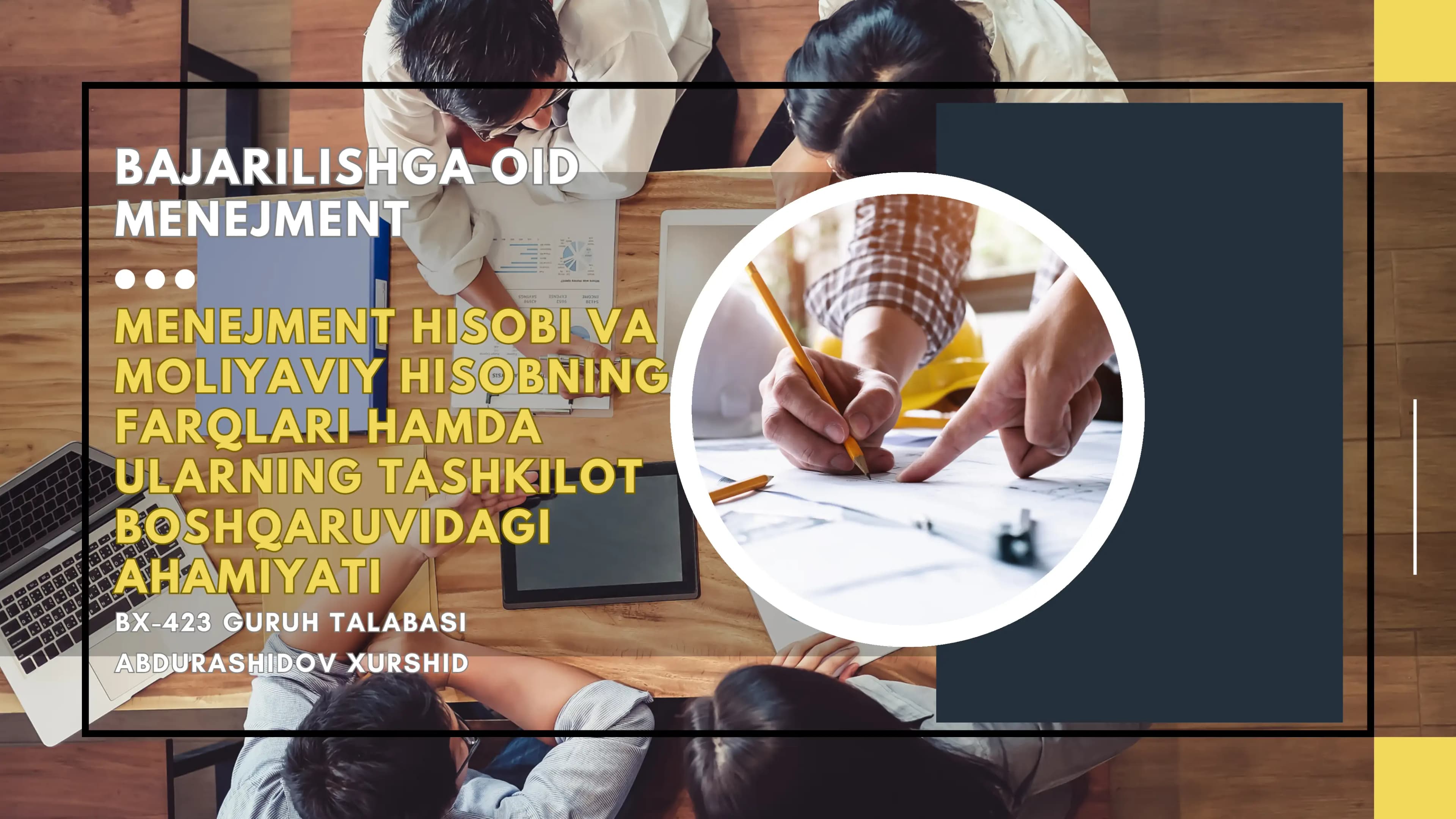 Moliyaviy hisob va menejment